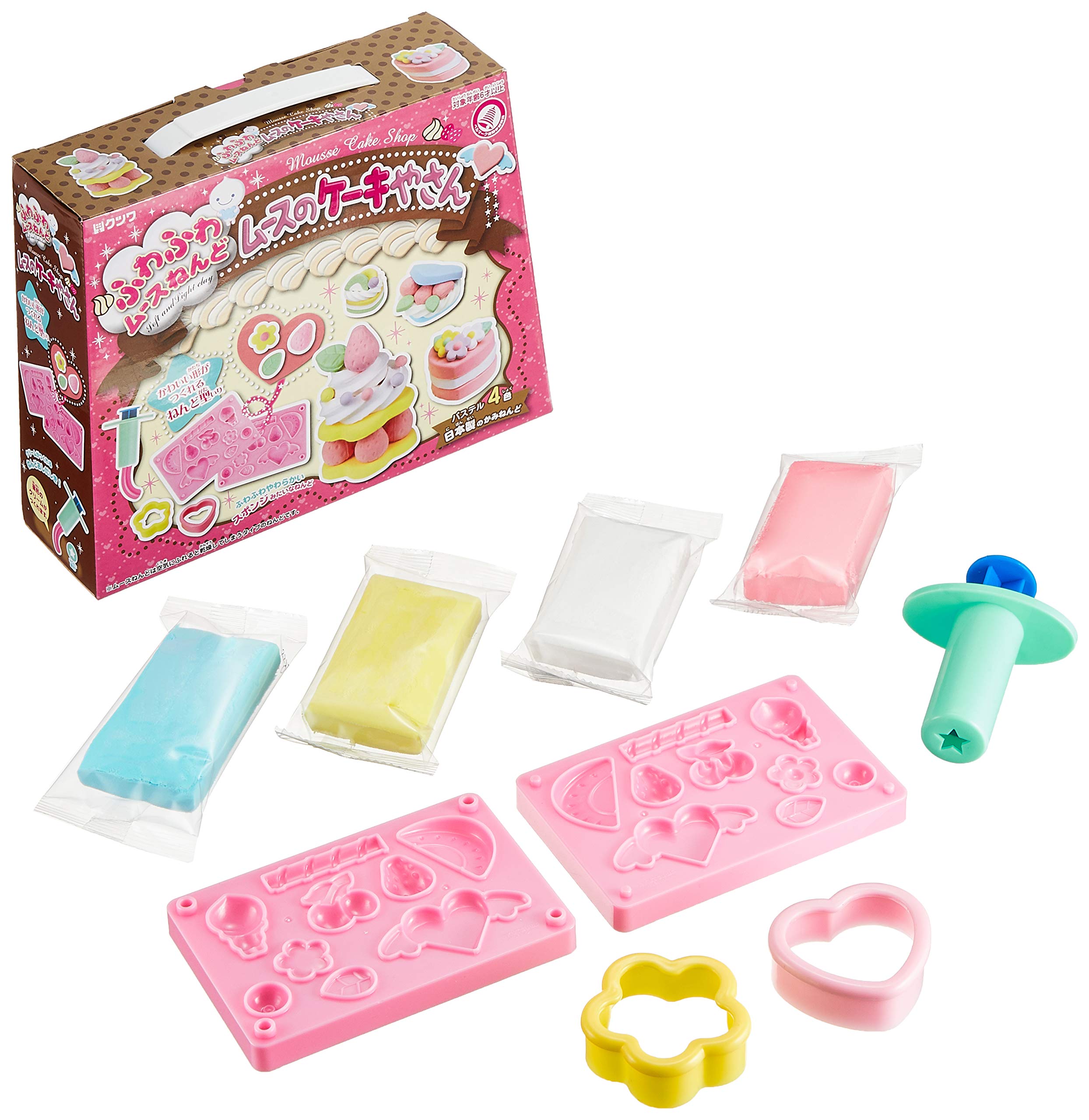 Amazon.co.jp: クツワ HATS ふわふわムースねんど ムースのケーキや